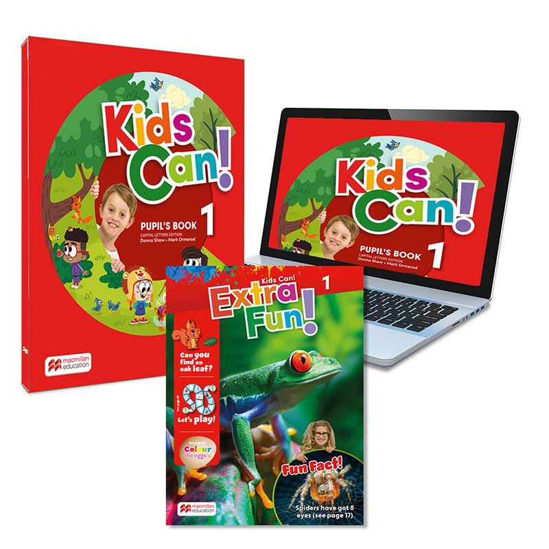 KIDS CAN! 1 Pupils Book&ExtraFun ePk - Ed Macmillan