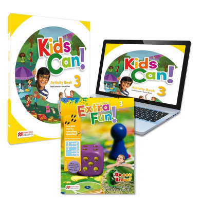 KIDS CAN! 3 Activity Book&ExtraFun ePk - Ed Macmillan