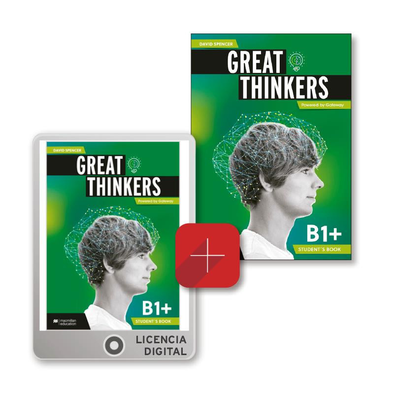 GREAT THINKERS B1+ Students Book ePk - Ed Macmillan