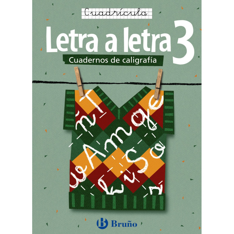 Caligrafía Letra a letra Cuadrícula 3 - Ed Bruño