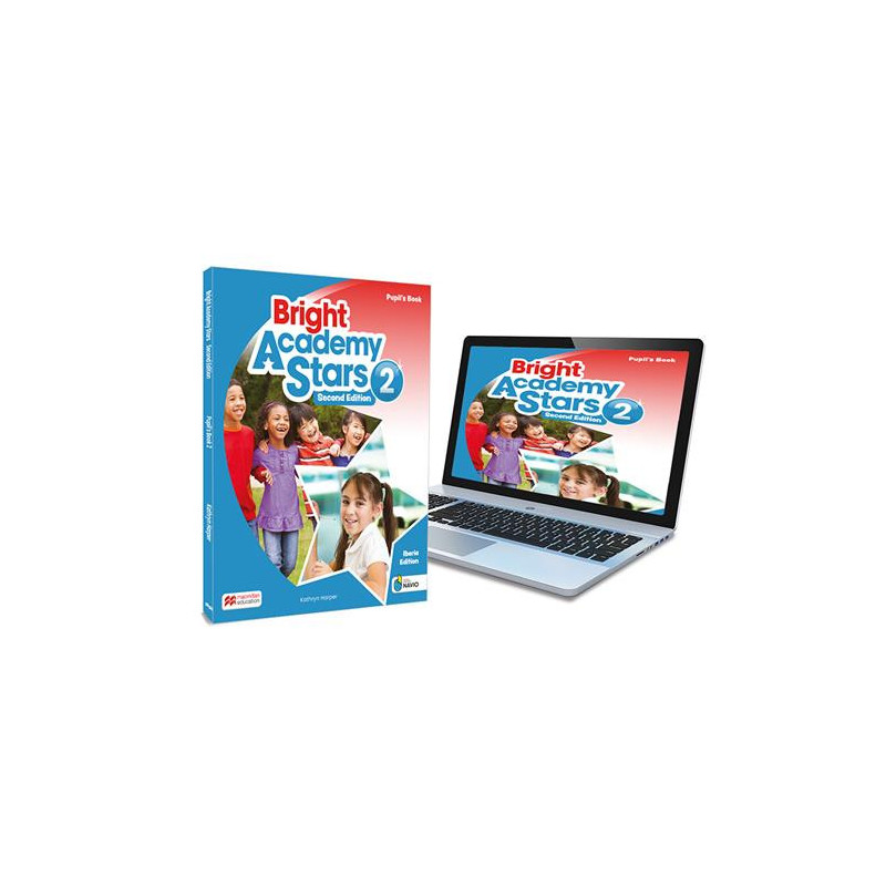 BRIGHT ACADEMY STARS 2nd 2 Pb ePk - Ed Macmillan