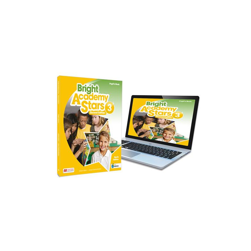 BRIGHT ACADEMY STARS 2nd 3 Pb ePk - Ed Macmillan