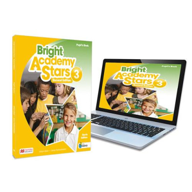 BRIGHT ACADEMY STARS 2nd 3 Pb ePk - Ed Macmillan