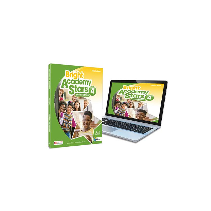 BRIGHT ACADEMY STARS 2nd 4 Pb ePk- Ed Macmillan