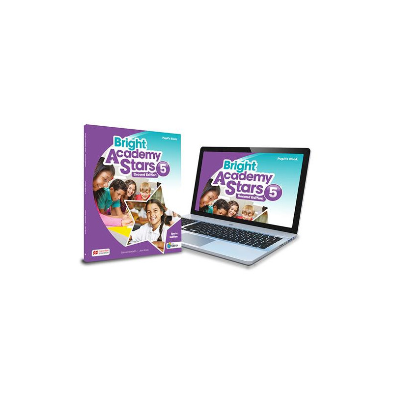 BRIGHT ACADEMY STARS 2nd 5 Pb ePk - Ed Macmillan
