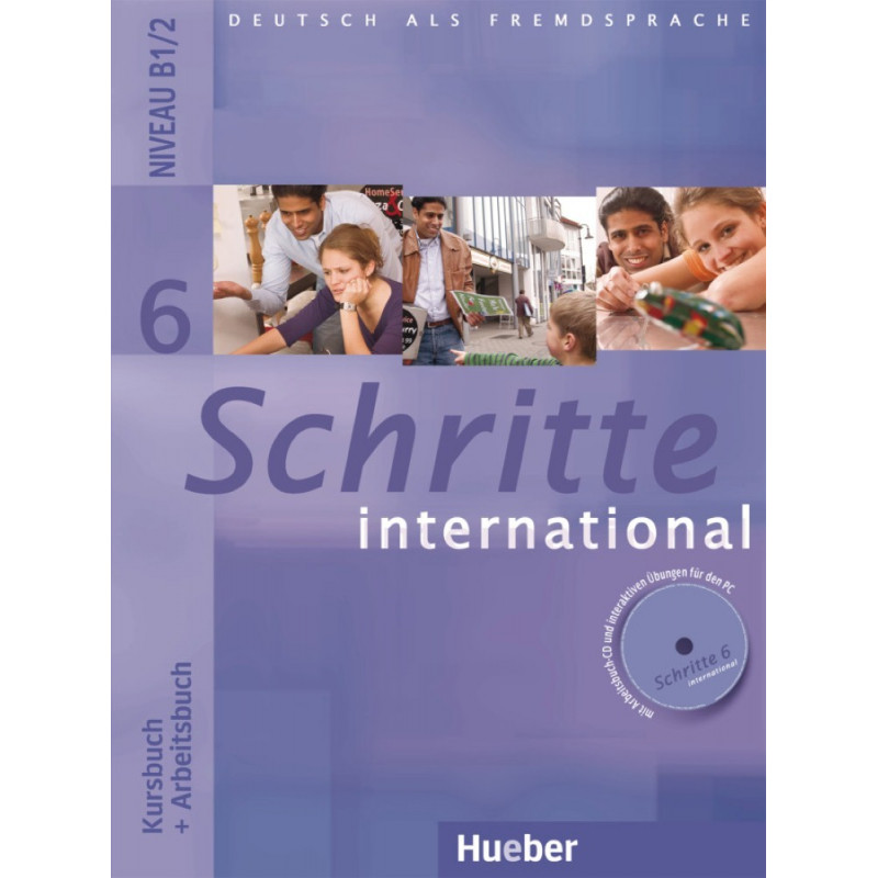 Schritte International 6: Libro del alumno + Cuaderno de ejercicios + CD + Glosario - Ed. Hueber