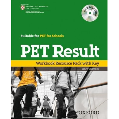 PET Result - Workbook with key + Multirom + Online practice tests - Ed. Oxford