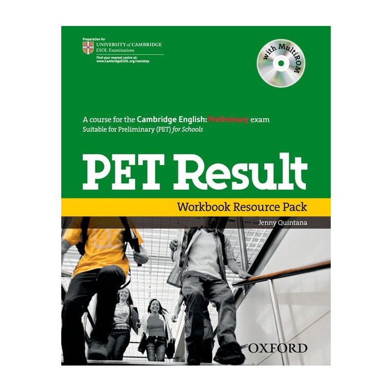 PET Result - Workbook without key + Multirom + Online practice tests - Ed. Oxford