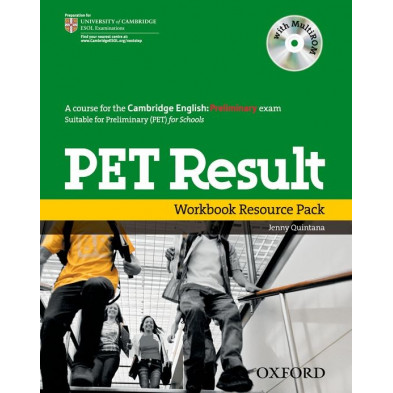 PET Result - Workbook without key + Multirom + Online practice tests - Ed. Oxford