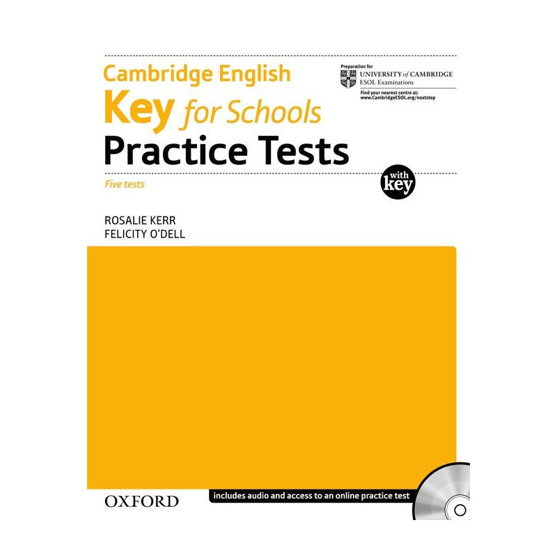 KEY for schools Practice Test with key pack - Ed. Oxford