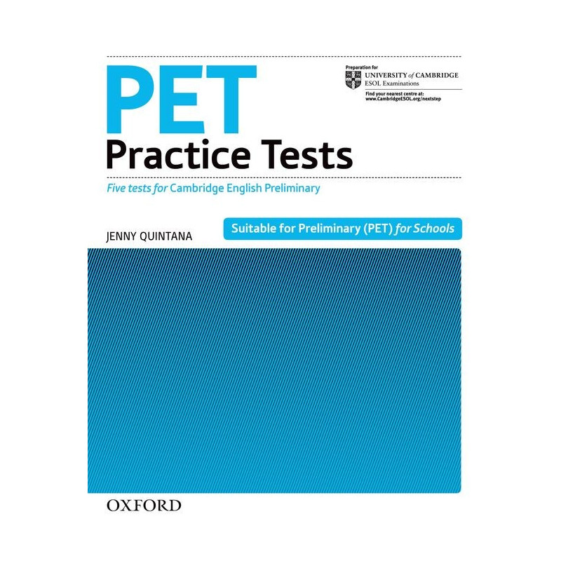 PET Practice Test without key pack - Ed. Oxford
