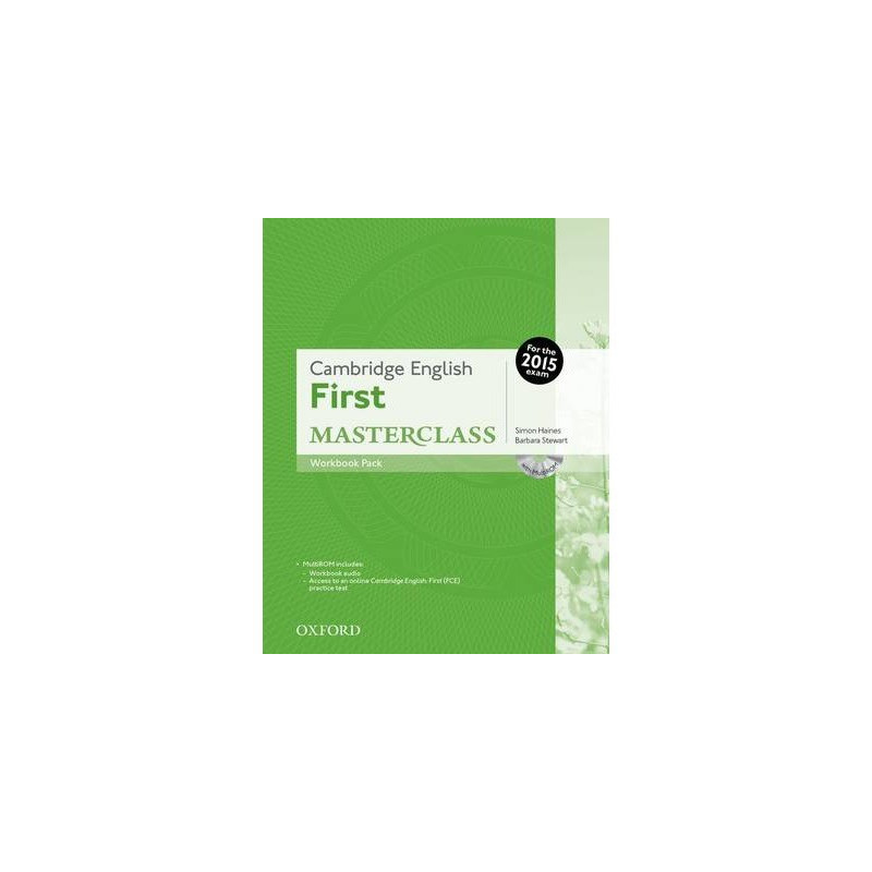 Cambridge English FIRST Masterclass  - Workbook Pack with key + CD - Ed. Oxford