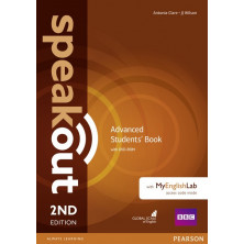 Speakout Advanced Student's Book + DVD + Mylab Pack - Ed. Pearson