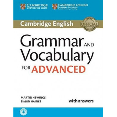 Grammar and Vocabulary for ADVANCED with answers + CD - Cambridge