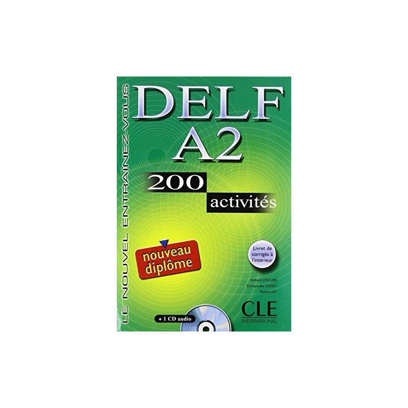 DELF A2 Cahier d'exercises + CD - Ed. Cle international
