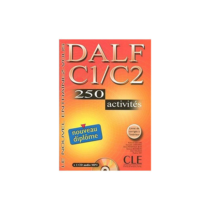 DELF C1 - C2 Cahier d'exercises + CD - Ed. Cle international