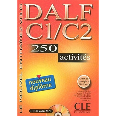 DELF C1 - C2 Cahier d'exercises + CD - Ed. Cle international