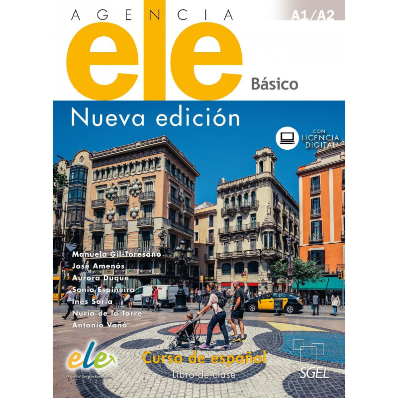 Agencia ELE Básico - Libro de clase + Licencia digital - Ed. Sgel