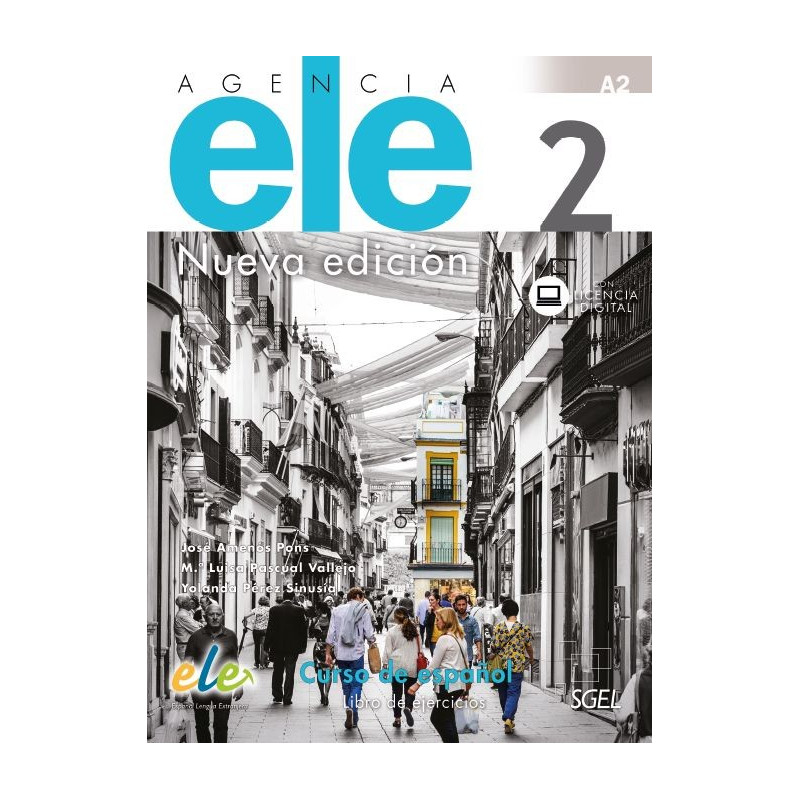 Agencia ELE 2 - Libro de ejercicios + Licencia digital - Ed. Sgel