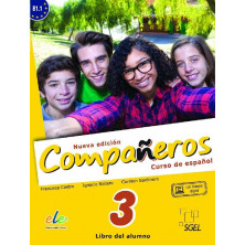 Compañeros 3 (nueva edición) - Libro del alumno + Licencia digital - Ed. Sgel