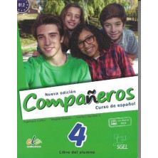 Compañeros 4 (nueva edición) - Libro del alumno + Licencia digital - Ed. Sgel