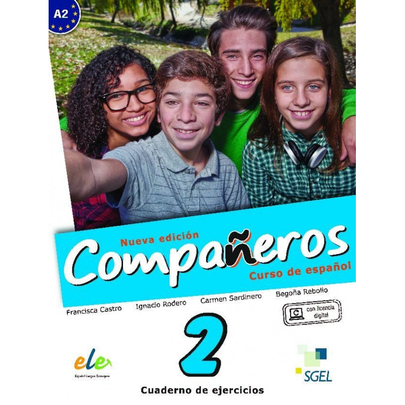 Compañeros 2 (nueva edición) - Cuaderno de ejercicios + Licencia digital - Ed. Sgel