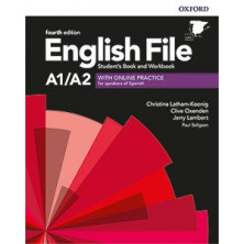English File 4rd ed A1/A2 Student's book + Workbook with key pack - Ed. Oxford