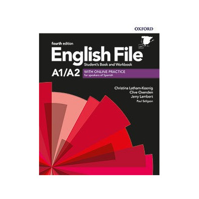 English File 4rd ed A1/A2 Student's book + Workbook with key pack - Ed. Oxford