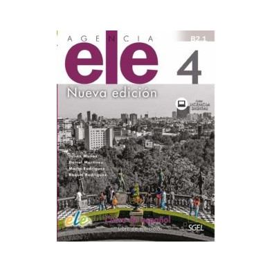 Agencia ELE 4 Nueva Edición - Libro de ejercicios + Licencia digital - Ed. Sgel