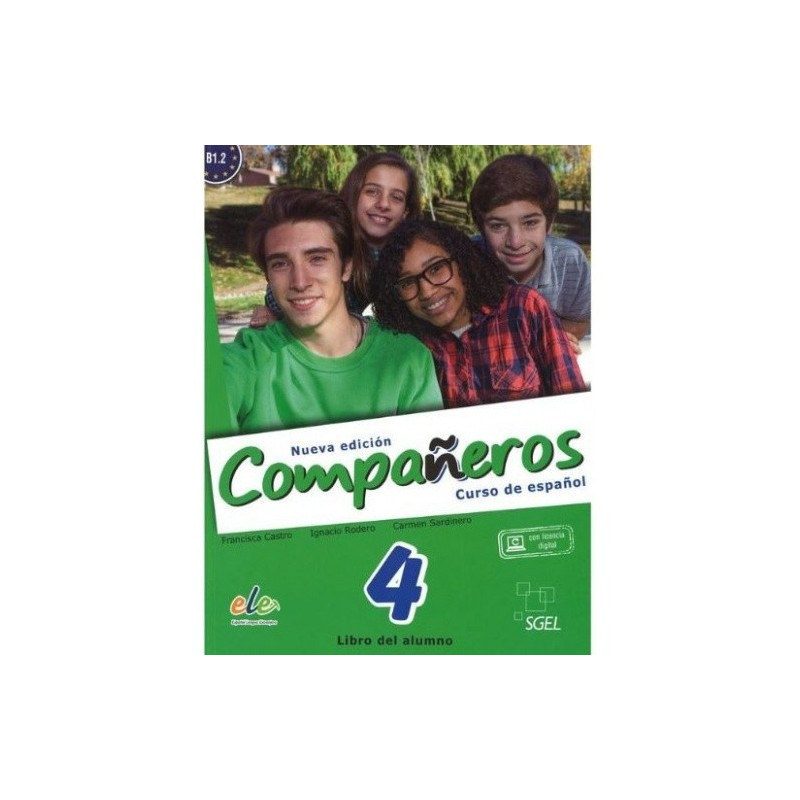 Nuevo Compañeros 4 - Libro del alumno + Licencia digital - Ed. Sgel