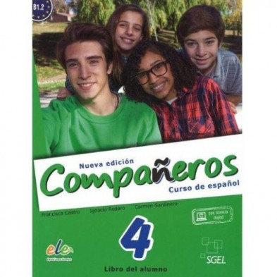 Nuevo Compañeros 4 - Libro del alumno + Licencia digital - Ed. Sgel
