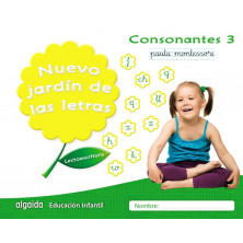 Nuevo Jardín de las Letras. Consonantes 3. Pauta - Ed. Algaida