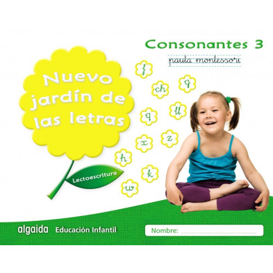 Nuevo Jardín de las Letras. Consonantes 3. Pauta - Ed. Algaida