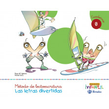 Las letras divertidas Pauta Cuaderno 8 - Ed. Bruño