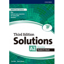Solutions 3rd Edition Elementary A2 - Student's book - Ed Oxford