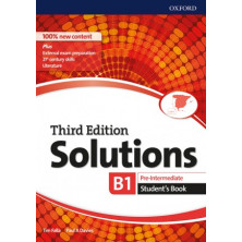 Solutions 3rd Edition Pre Intermediate B1 - Student's book - Ed Oxford