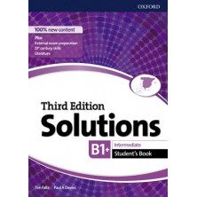 Solutions 3rd Edition Intermediate B1+ - Student's book - Ed Oxford
