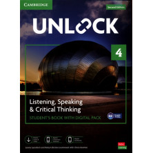 Unlock 4 Listening, Speaking & Critical Thinking - Student's Book + Digital Pack - Ed. Cambridge