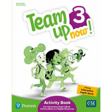 Team Up Now! 3 Activity Book and digital resources access code - Ed. Pearson