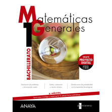 Matemáticas Generales 1 - Ed. Anaya