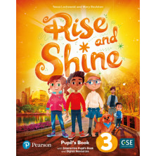 Rise and Shine 3 Pupil's Book and digital resources access code - Ed. Pearson