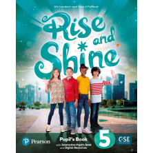 Rise and Shine 5 Pupil's Book and digital resources access code - Ed. Pearson