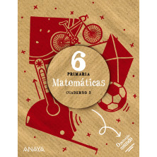 Matemáticas 6 Cuaderno 3 - Ed. Anaya