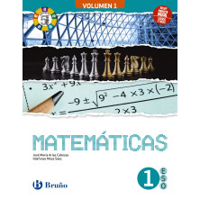 Matemáticas 1 ESO 3 volúmenes Proyecto 5 etapas - Ed. Bruño