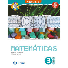 Matemáticas 3 ESO 3 volúmenes Proyecto 5 etapas - Ed. Bruño
