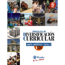 Diversificación Curricular Ámbito Lingüístico y Social 4 ESO A tu ritmo - Ed. Bruño