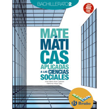 Matemáticas aplicadas a las Ciencias Sociales 2 Bachillerato Nueva etapa Bruño - Ed. Bruño