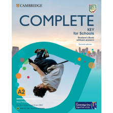 Complete KEY for Schools Student´s pack without answers - Student's Book + Workbook - Cambridge