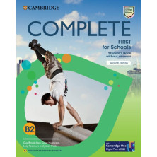 Complete First for Schools Student´s pack without answers - Student's Book + Workbook - Cambridge