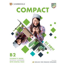 Compact First - Student's Book without answers + Digital Pack - Cambridge